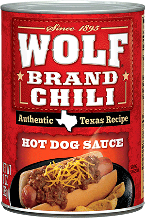Wolf Brand Chili No Beans (500x500), Png Download