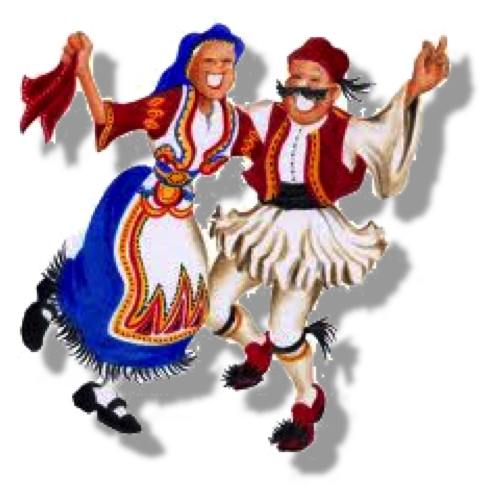 Image Royalty Free Library European Stereotypes Stereotype - Greek Dance Clip Art (498x500), Png Download