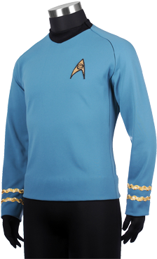 Star Trek Commander Spock Tunic Replica - Star Trek High-quality Spock Replica Uniform (xl), (400x400), Png Download