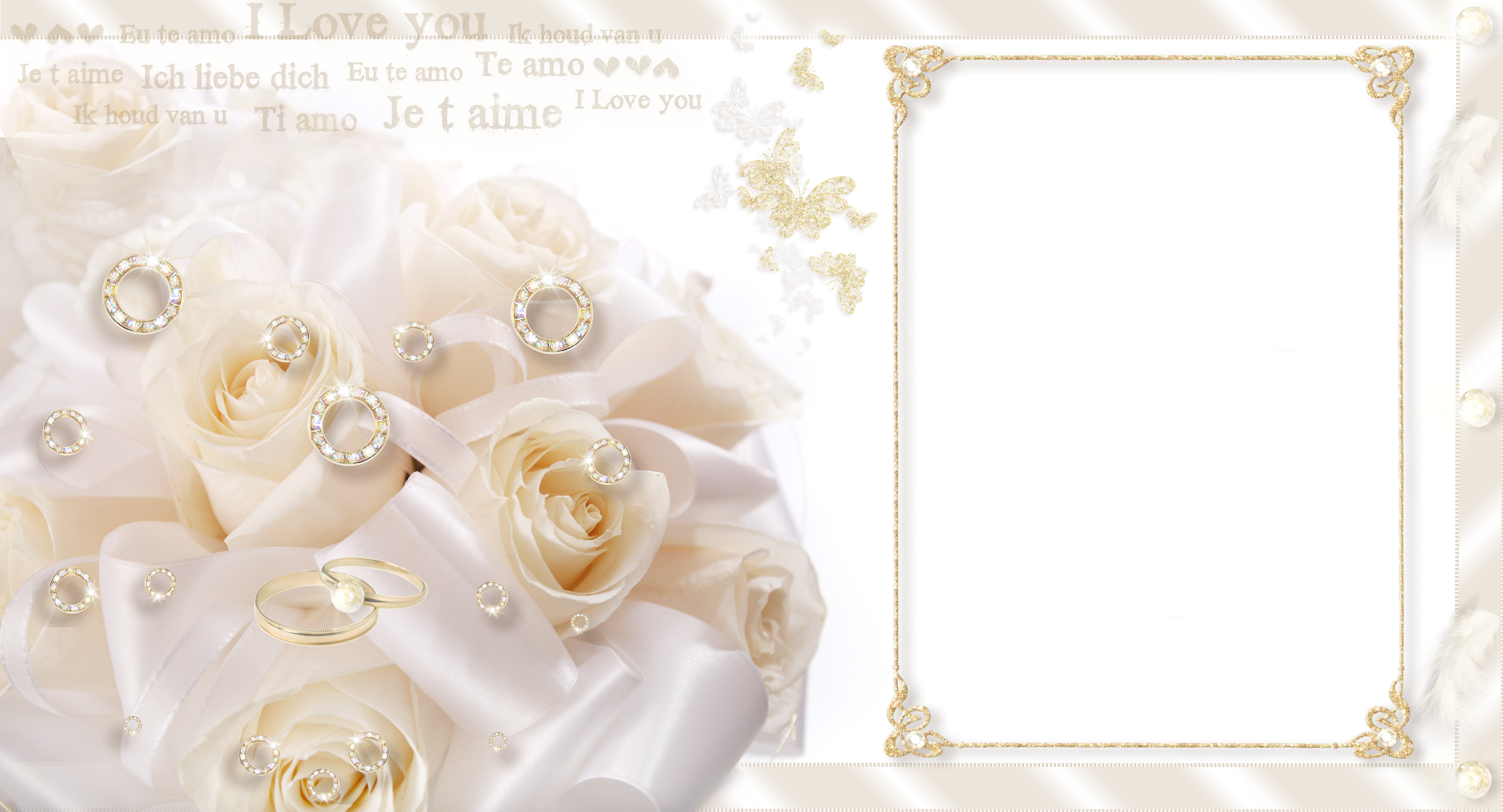 Large Transparent Wedding Frame - Accidental Husband By Jane Green (6487x3505), Png Download