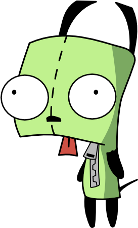 Invader Zim Gir In Dog Disguise - Dog From Invader Zim (355x510), Png Download