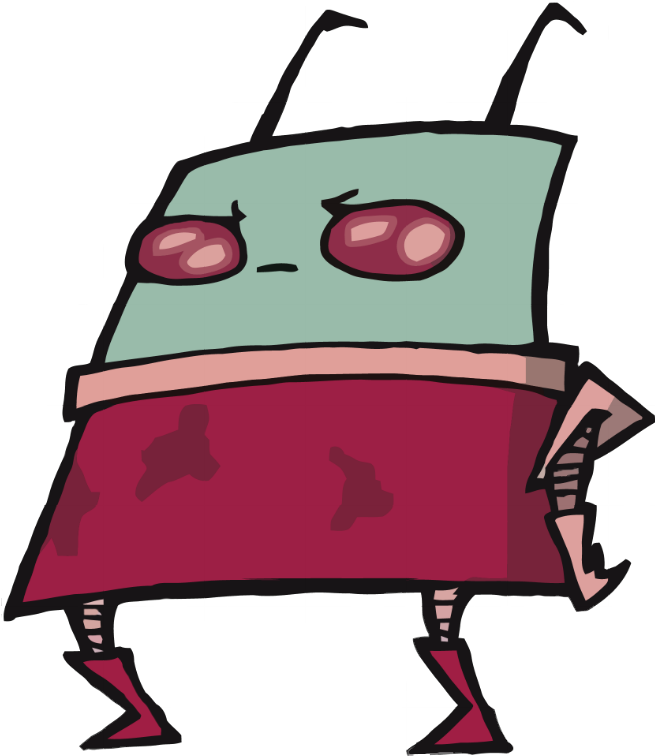 Free List Of Invader Zim Characters - Invader Zim Scrooge (655x756), Png Download