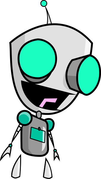 They Are The Leaders Just Because They Are The Tallest - Gir Invader Zim Robot (340x600), Png Download