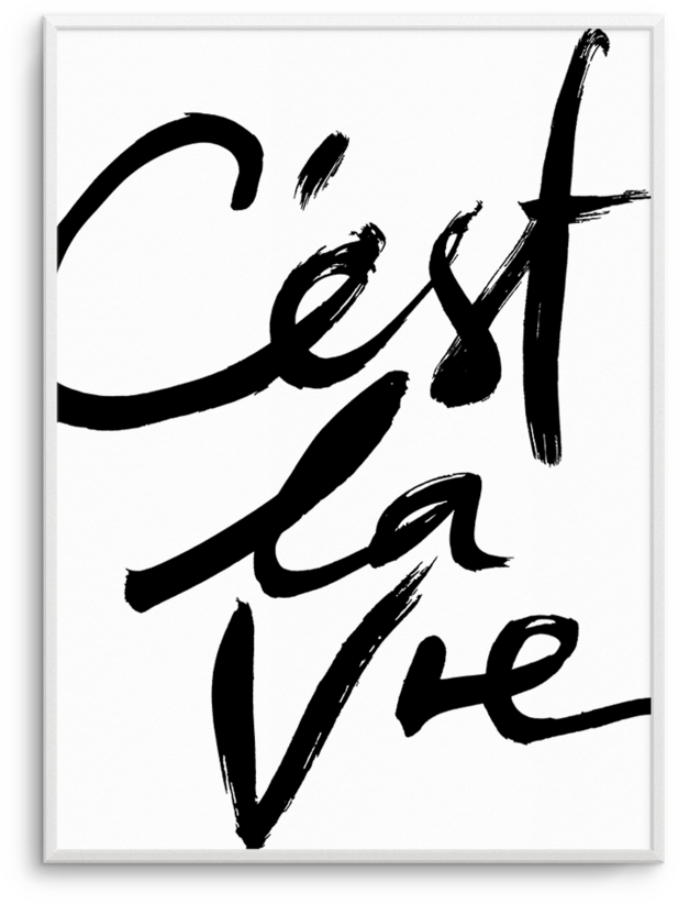 C'est La Vie Ii - Calligraphy (812x1024), Png Download