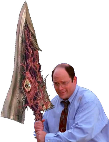“my Name Is George, I'm Unemployed, And I'm Malfested - Soul Calibur 6 Meme (500x708), Png Download