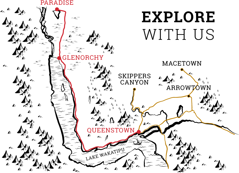 Lord Of The Rings Clipart Map Symbol - Paradise Glenorchy Lord Of The Rings (1024x768), Png Download