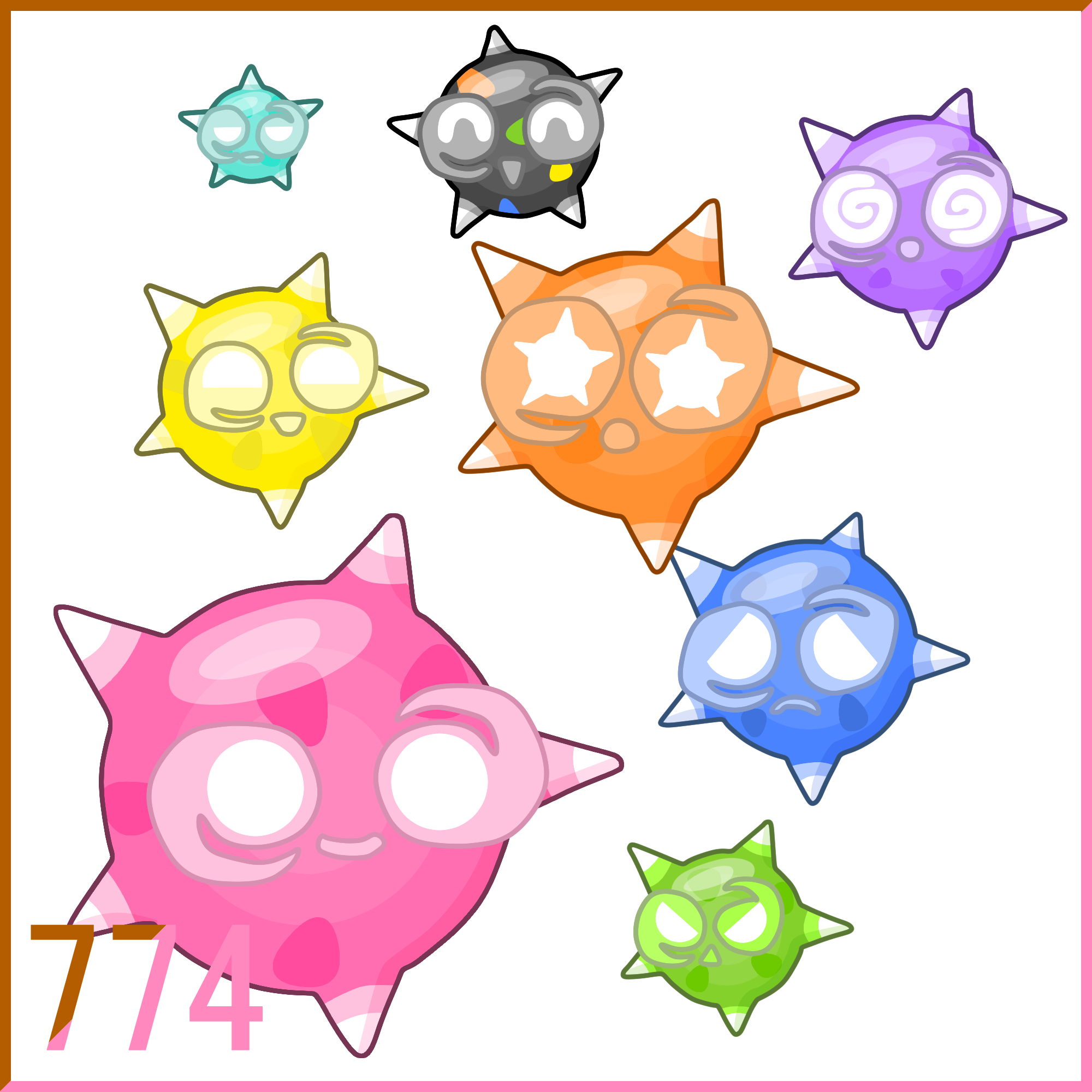 Minior By Draggaco-daw65q4[1] , - Domestic Short-haired Cat (2000x2000), Png Download