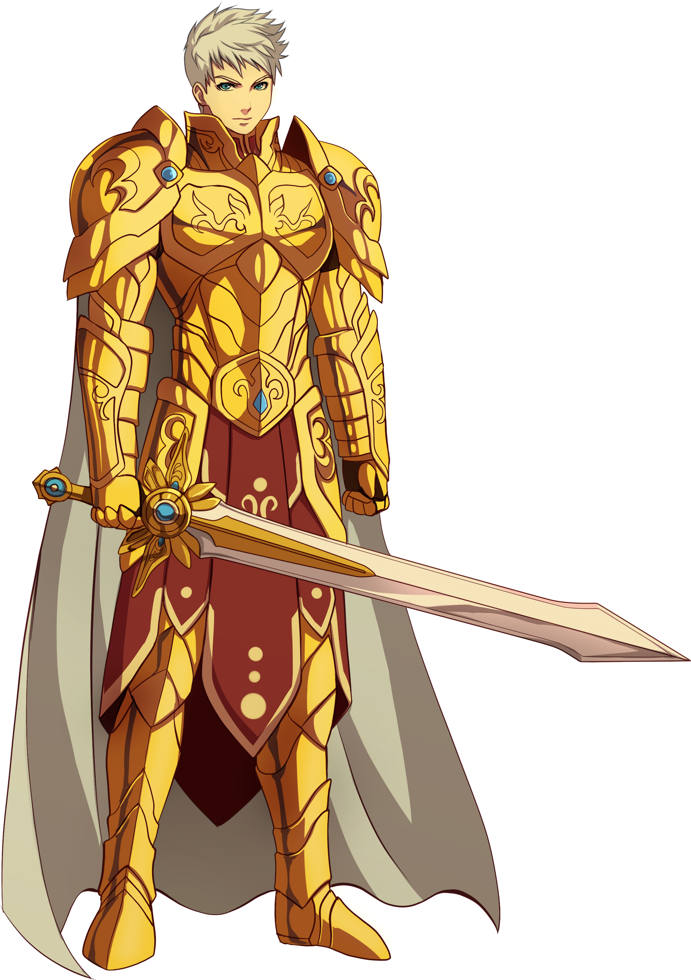 Paladino Rpg Anime Guerreiro Dourado Tormenta Fantasia - Saint Seiya Fanfic Character (2480x3507), Png Download