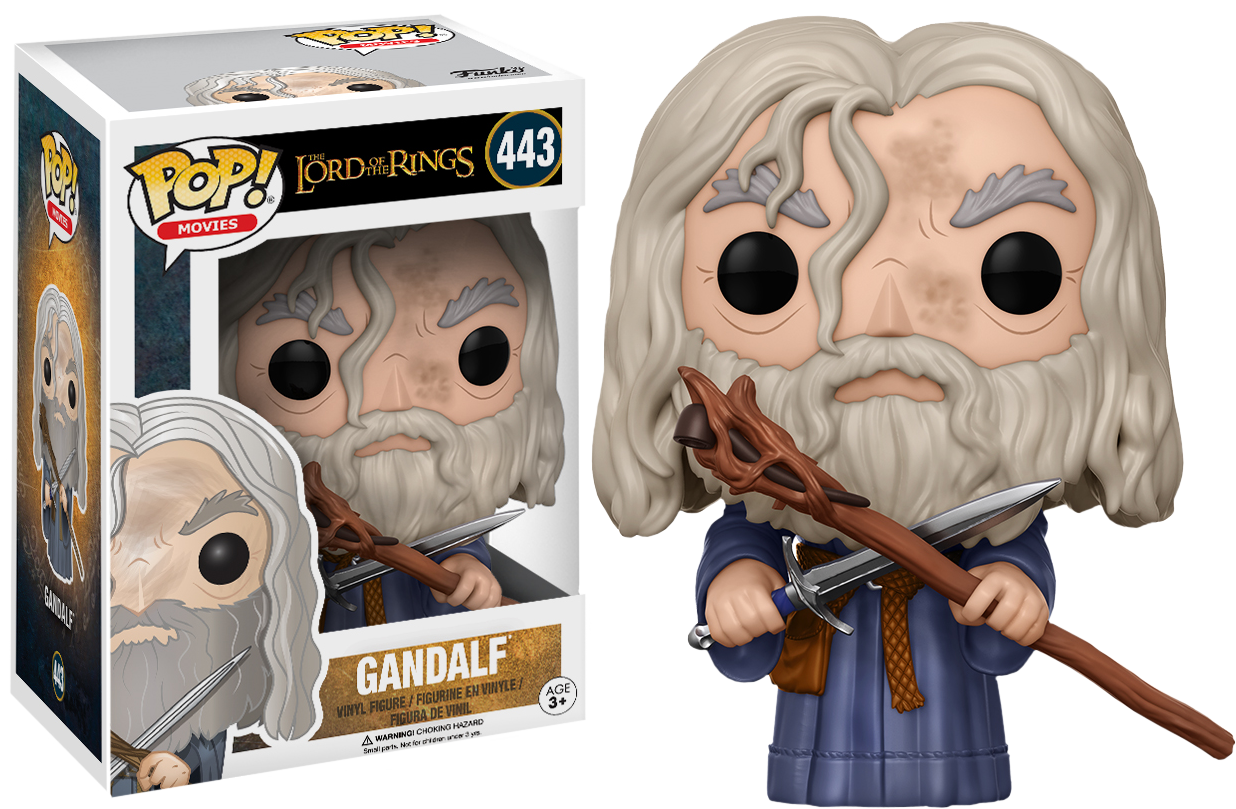 Lord Of The Rings - Lord Of The Rings Gandalf Pop Vinyl Figure (1236x809), Png Download