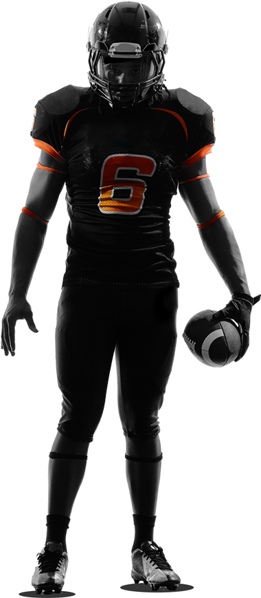 Nfl Football Player Running - Baseball Player (2560x975), Png Download