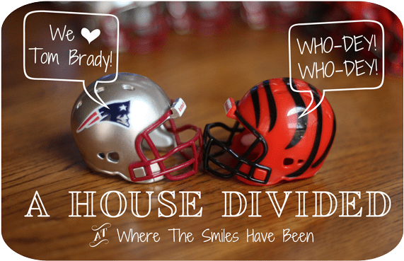 House Divided - Nfl House Divided (600x400), Png Download