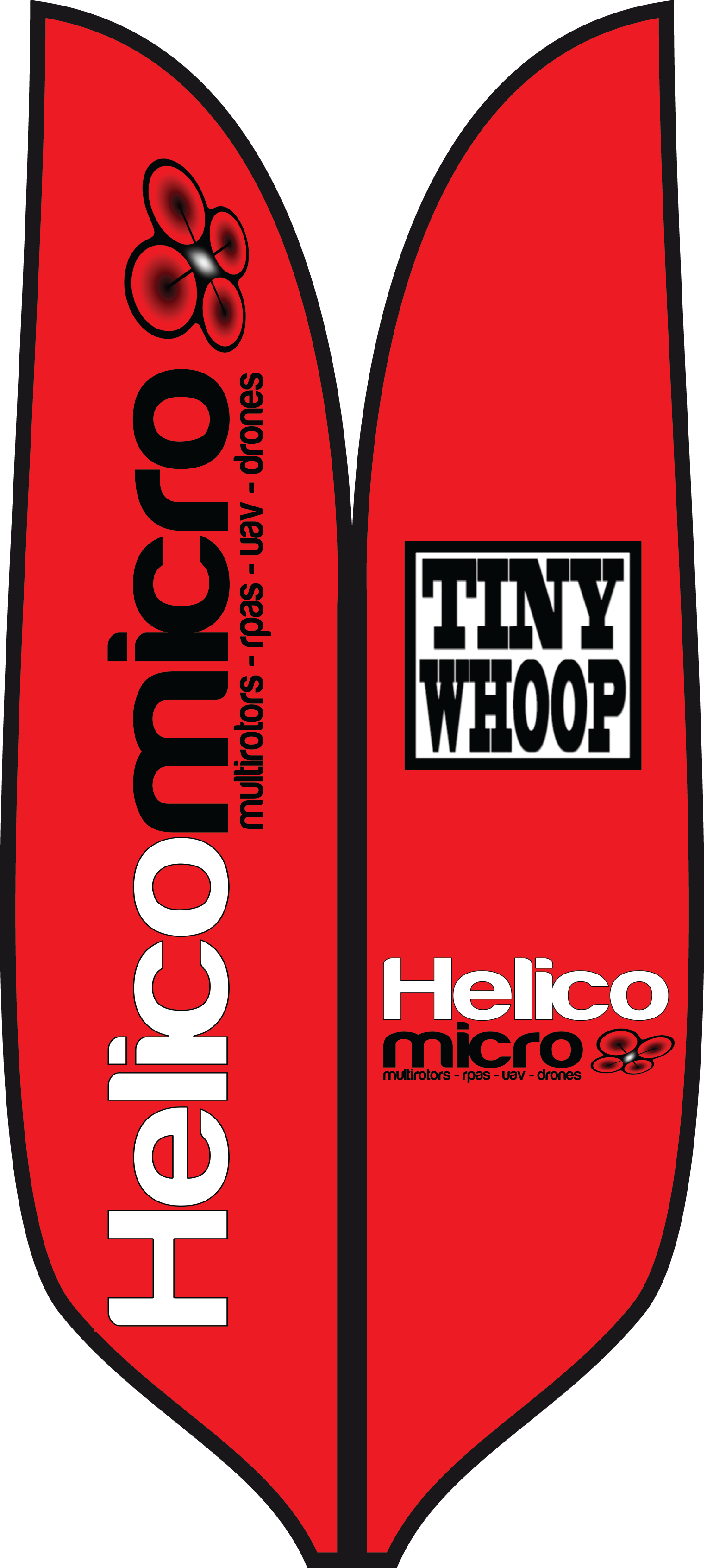All The Remains Once You Print It Is To Cut It Out - Tiny Whoop Race Flags (1527x3384), Png Download