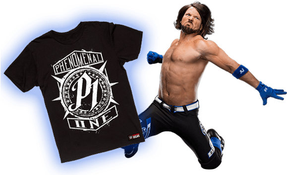 Get This Tee And Other Exclusive And Authentic Wwe - Official Wwe Aj Styles Soft Gel Case (585x360), Png Download