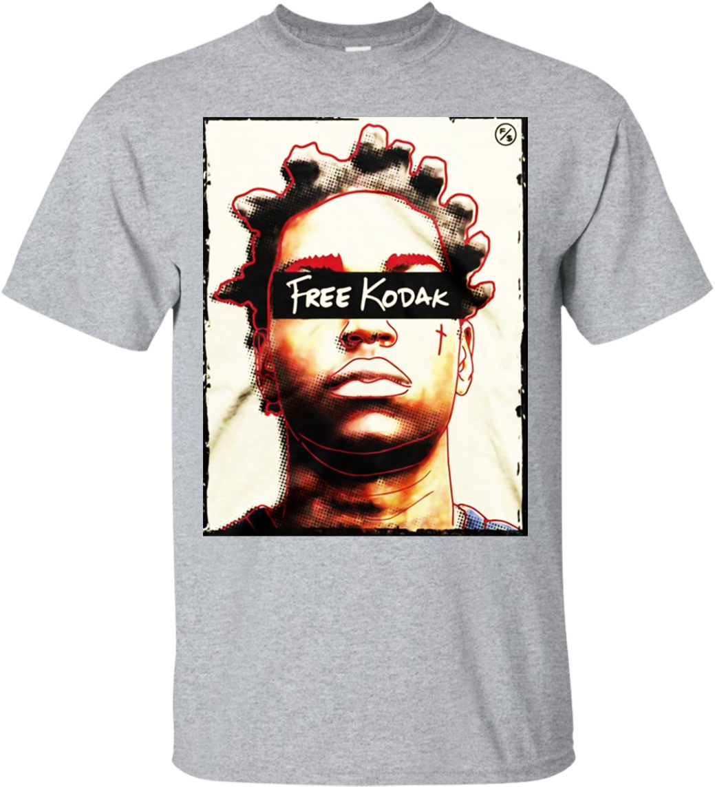 Free Kodak Black T Shirt (1155x1155), Png Download