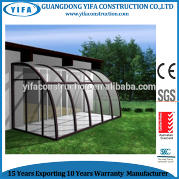 Modern European Design Aluminum Frame Sun Room/prefabricated - Glass (350x350), Png Download