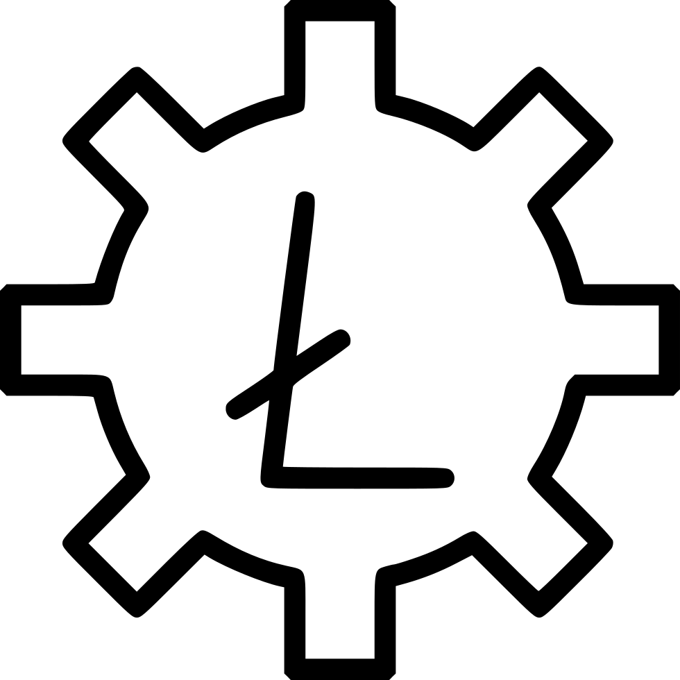 Litecoin Settings Banking Trade App Options Comments - Gear Line Icon (980x980), Png Download