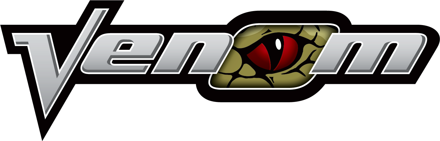 This Logo Is For A Commercial Lawnmower Named Venom - Cartoon (1528x483), Png Download