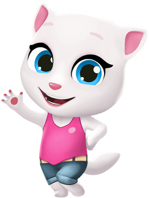 Talking Tom Gold Run Messages Sticker-6 - My Talking Tom Gold Run (408x408), Png Download