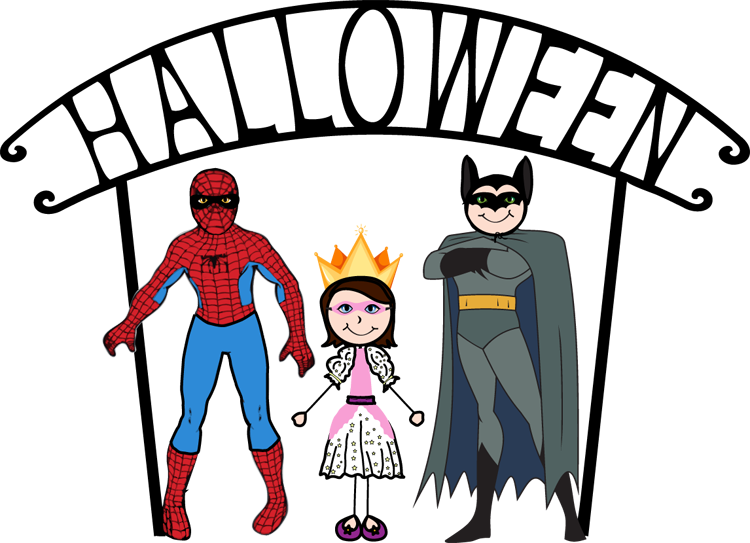 28 Collection Of Best Halloween Costume Clipart - Halloween Costumes Clipart (750x543), Png Download
