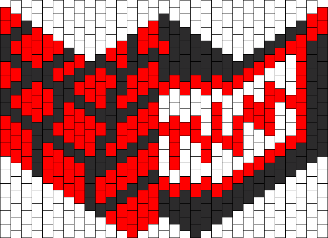 Spiderman Venom Mask Bead Pattern - Spiderman Kandi Mask Patterns (652x474), Png Download