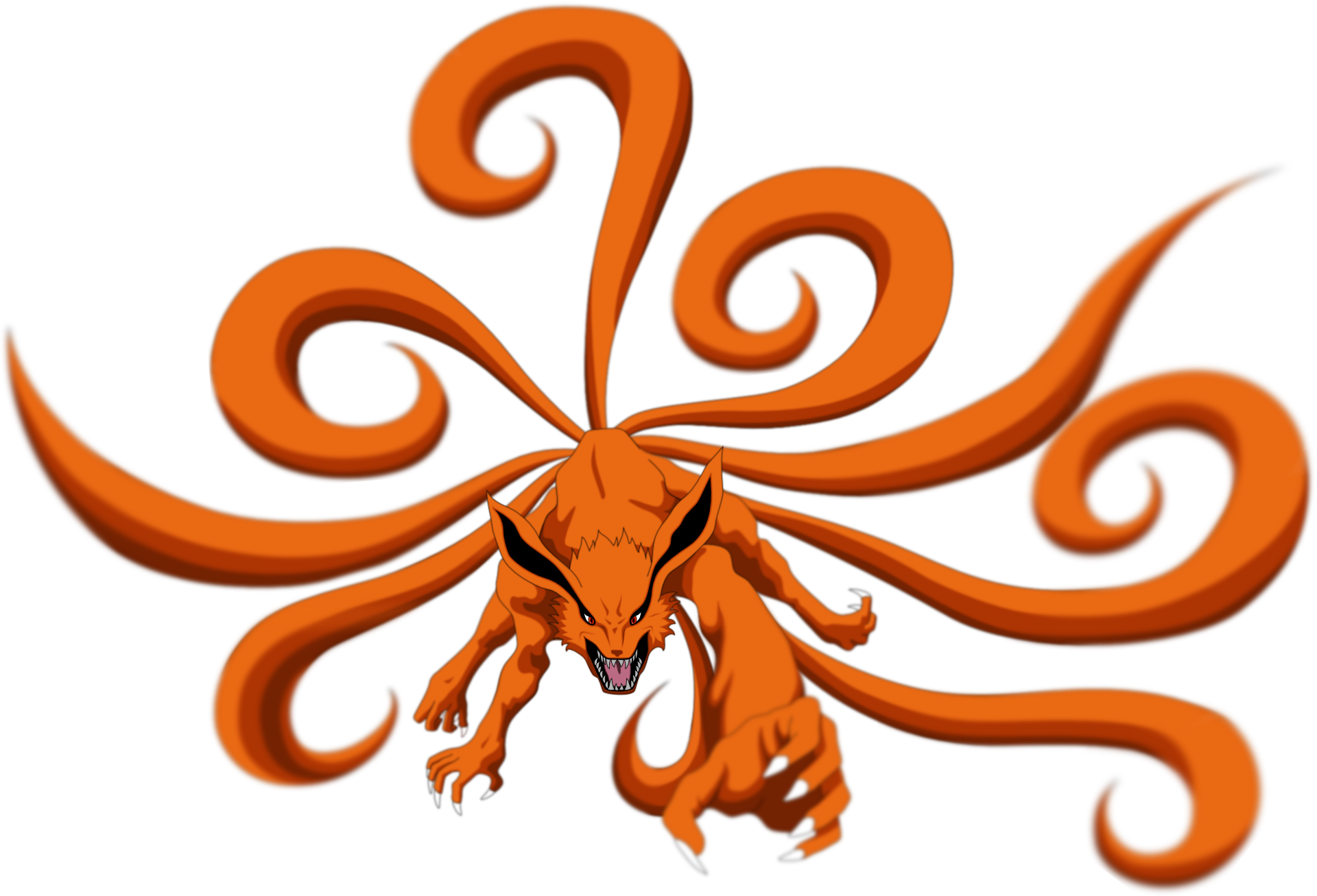 Naruto The Nine Tail Fox By Mynameisneo On Deviantart - Nine Tailed Fox Png (1920x1307), Png Download