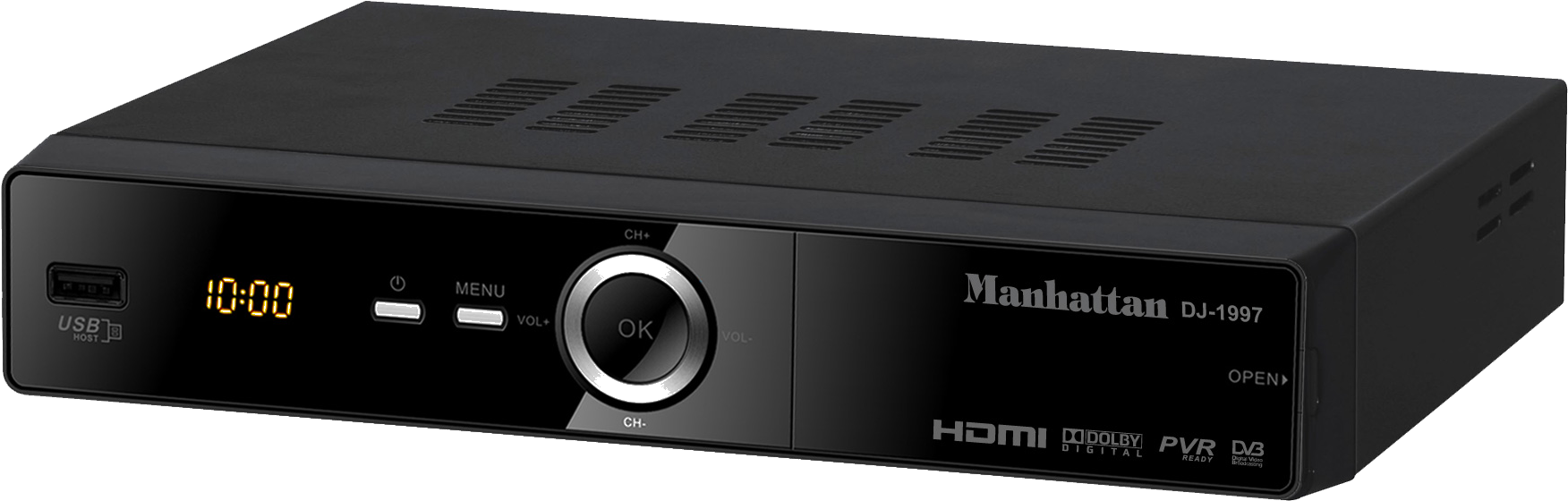 Manhattan Dj 1997 Fta/ip Mpeg 4 Satellite Receiver - Hd Fta Satellite Receiver Manhattan Dj-1997 Mpeg-4 (1780x599), Png Download
