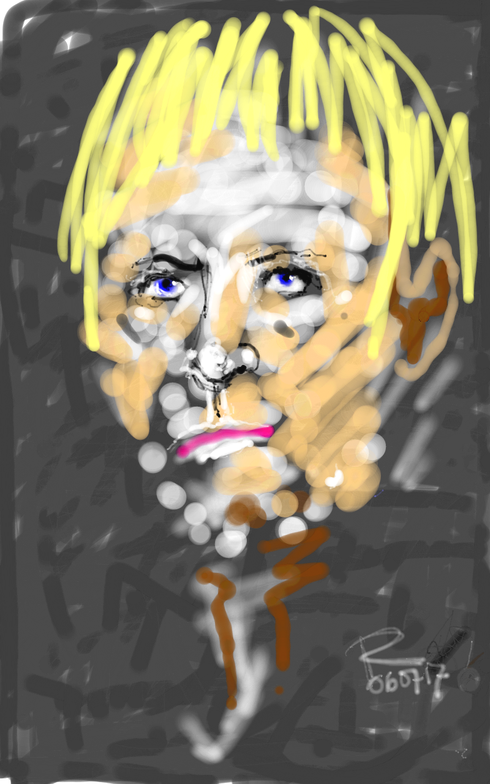 Portrait - Illustration (490x784), Png Download