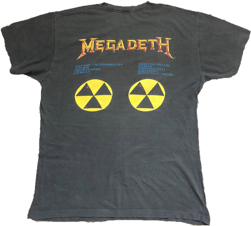 Megadeth Wake Up Dead + Cert 1987 Uk 12" Vinyl 12cl476 (1024x1010), Png Download
