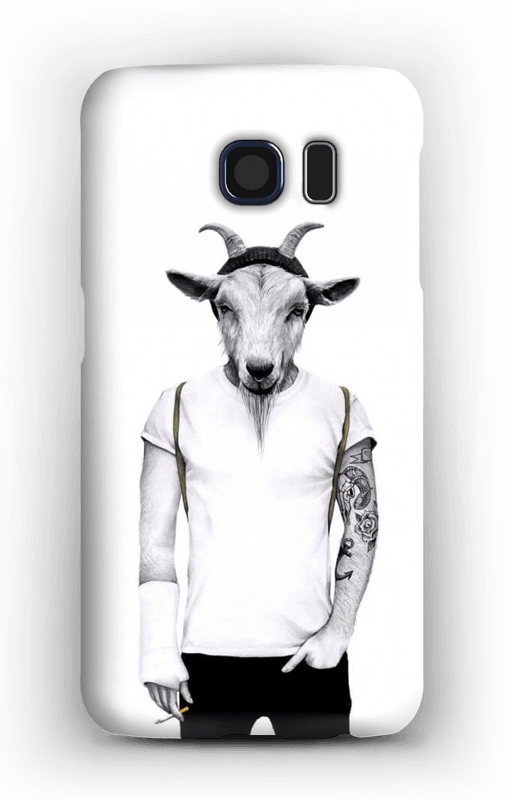 Hipster Goat Case Galaxy S6 - Hipster Goat (506x800), Png Download