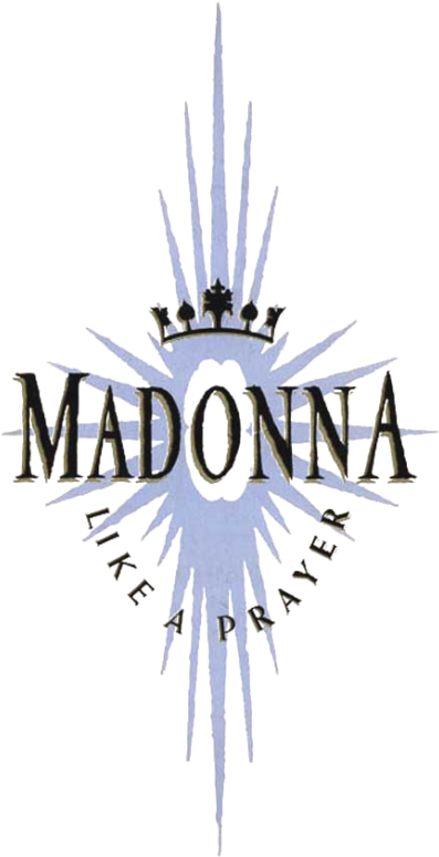 Madonna Like A Prayer Logo - Margo Chase Design Group (404x782), Png Download