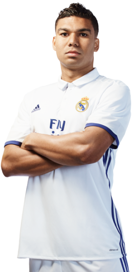 “real Madrid New Kit 2016/17 - Casemiro Real Madrid 2016 17 (500x591), Png Download