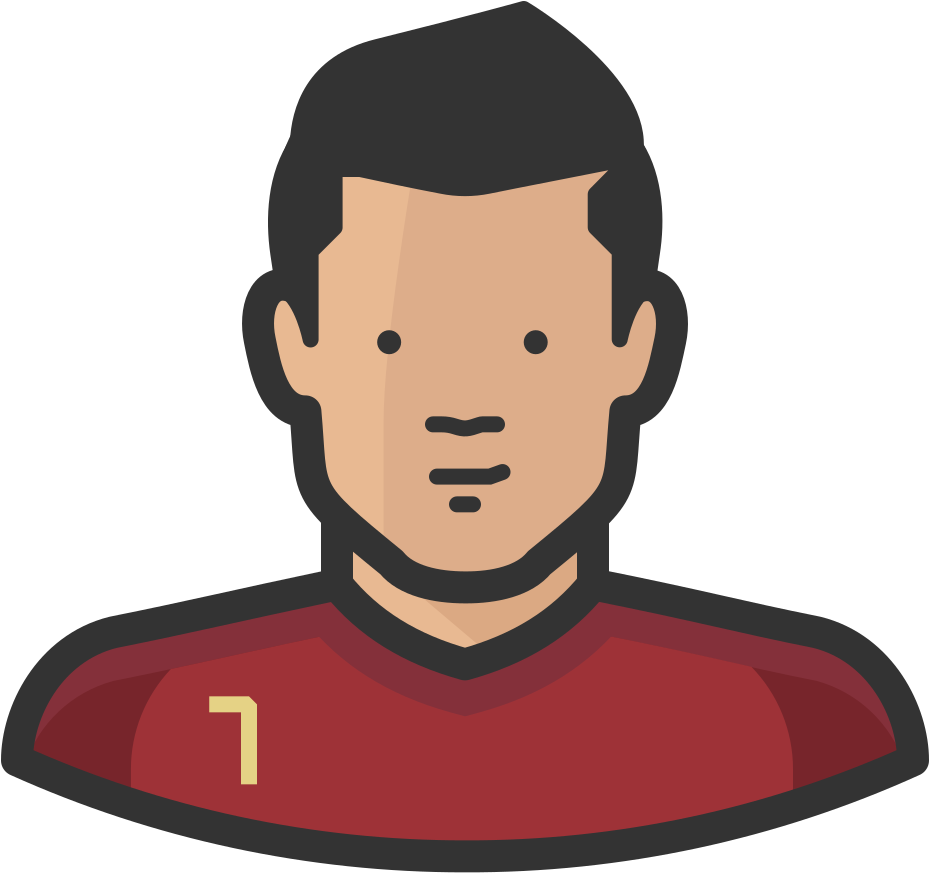 Cristiano Ronaldo Icon Free Avatars Iconset Diversity - Cristiano Ronaldo Icon (1024x1024), Png Download