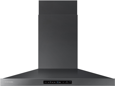 Image For Samsung Chimney Style Range Hood - Broan Vcs55030bsl Ventilation 30" Exterior Width Canada (519x804), Png Download