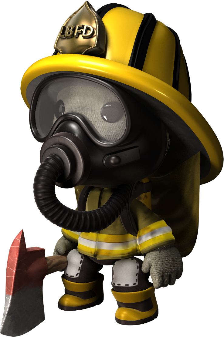 Download - Firefighter (900x1200), Png Download
