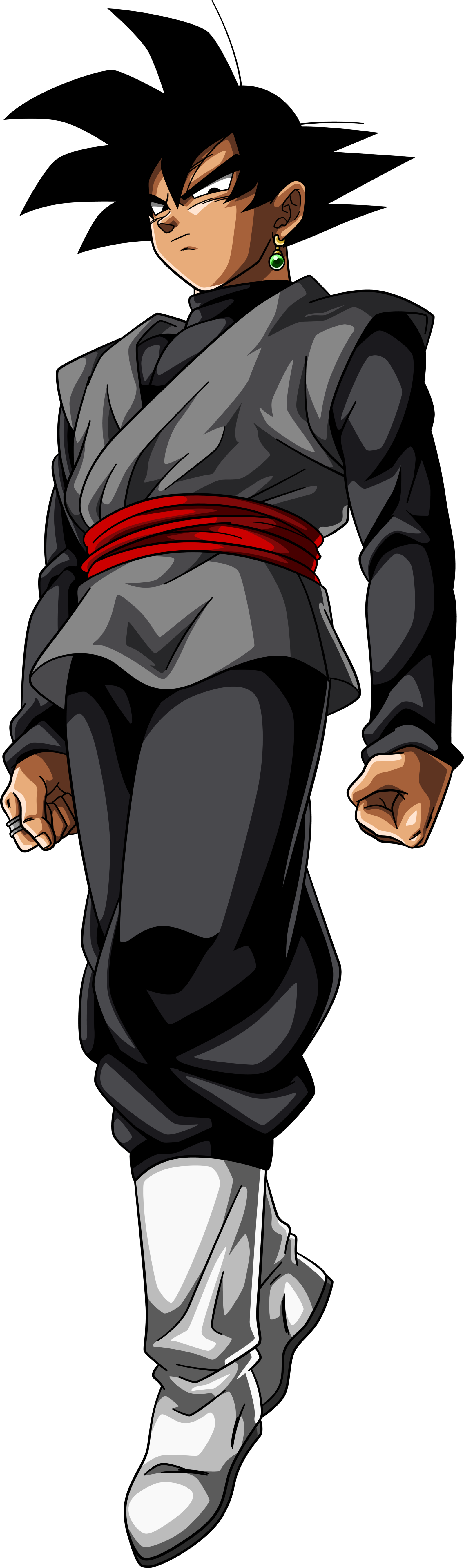 Goku Black V3 (1600x5406), Png Download