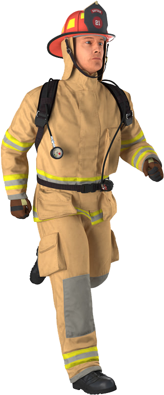 Firefighter Treansparent (1480x800), Png Download