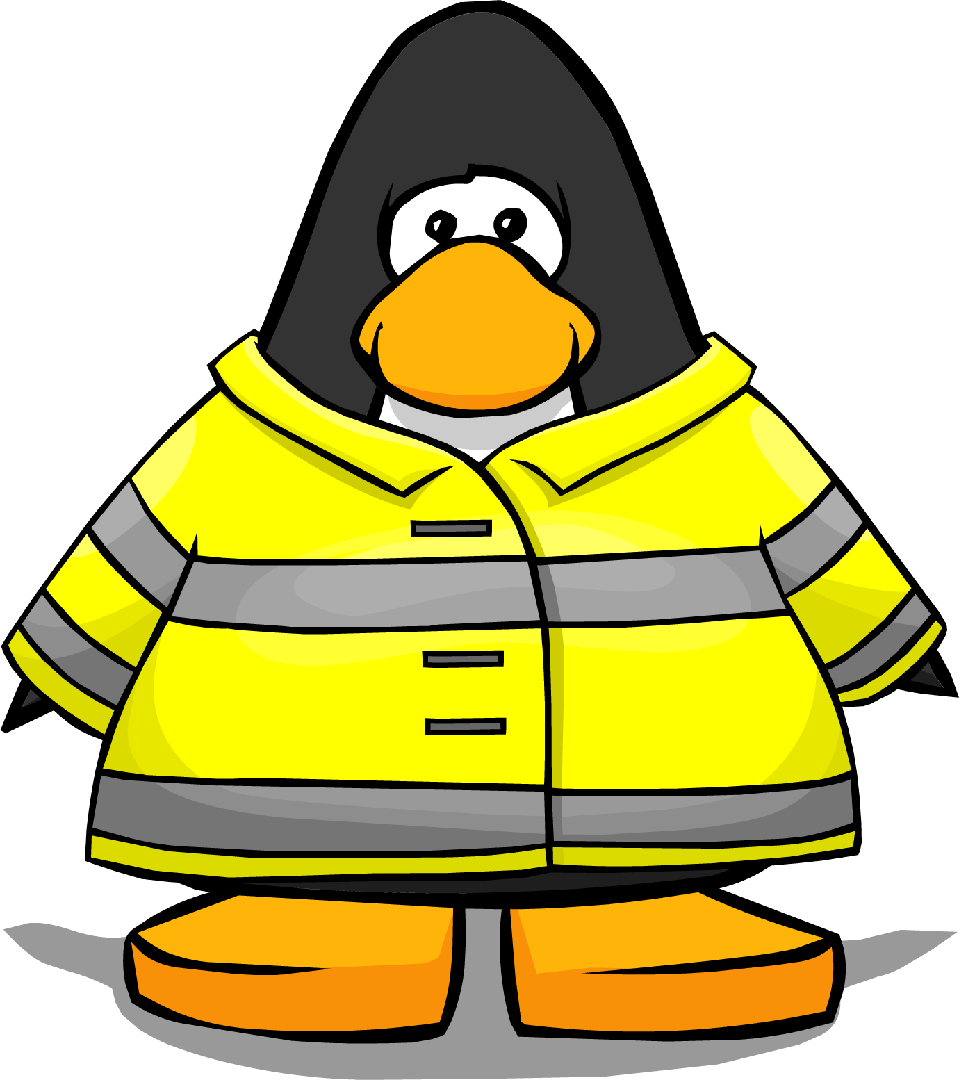 Firefighter Jacket From A Player Card2 - Club Penguin Firefighter (1380x1554), Png Download