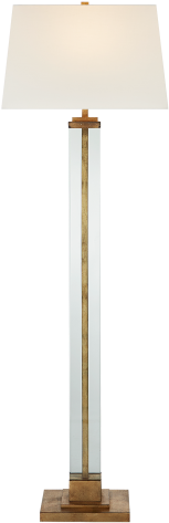 Wright Large Floor Lamp In Gilded Iron With Linen Shade - Visual Comfort S 1702gi-l Studio Vc Casual Wright Large (480x480), Png Download
