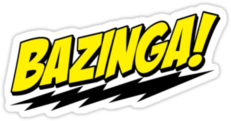 Resultado De Imagem Para The Big Bang Theory Png - Big Bang Theory Bazinga Png (375x375), Png Download