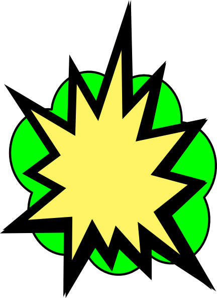Small - Comic Pow Pow Png (432x592), Png Download