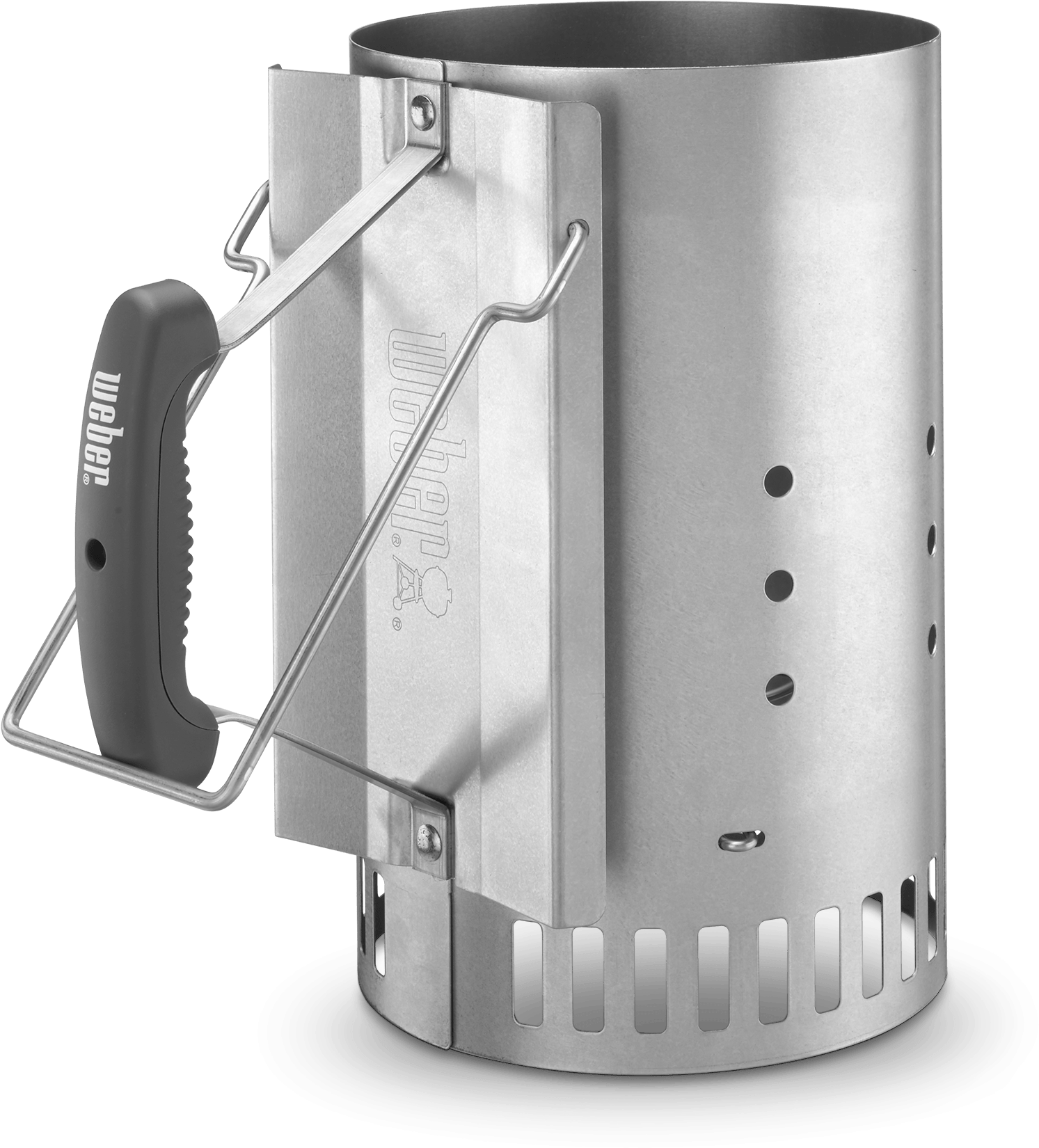 Rapidfire Chimney Starter - Charcoal Starter Kit Weber (1800x1800), Png Download