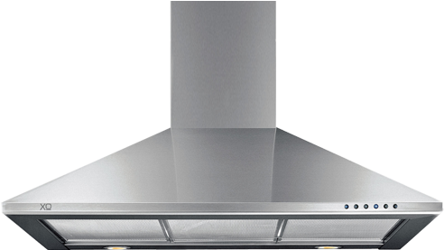 Wall Mount Chimney - 600 Cfm 30" Xob Series Wall Mount Chimney | Stainless (493x290), Png Download