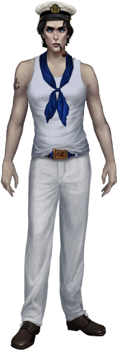 Male Sailor Costume - Costume (258x535), Png Download