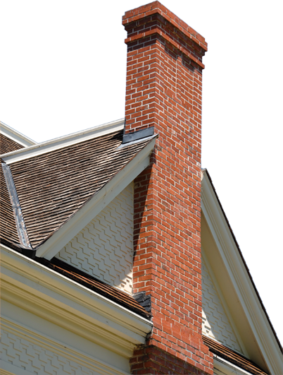 Image - Brick Chimney (402x531), Png Download