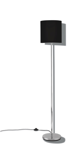 Led Floor Lamp, Black - Lampshade (500x500), Png Download