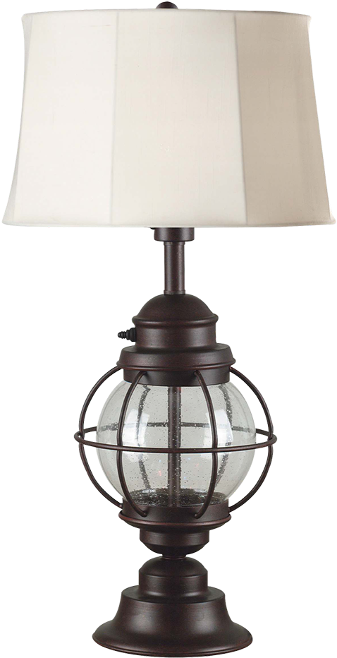 Kenroy Home 03070 Hatteras 1 Light Outdoor Table Lamp (549x1000), Png Download