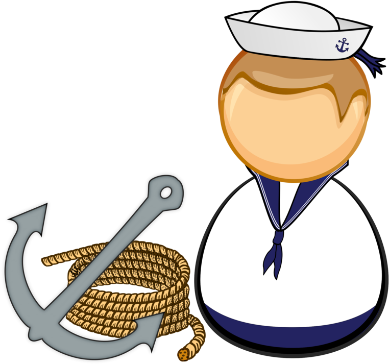 Sailor Seamanship Drawing - Sailor Penguin Shower Curtain (796x750), Png Download