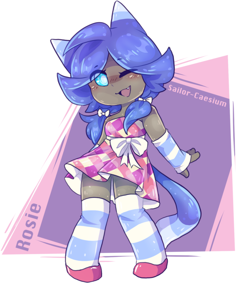 Rosie By Marccurie On Deviantart Image Download - Rosie Animal Crossing Fanart (836x955), Png Download