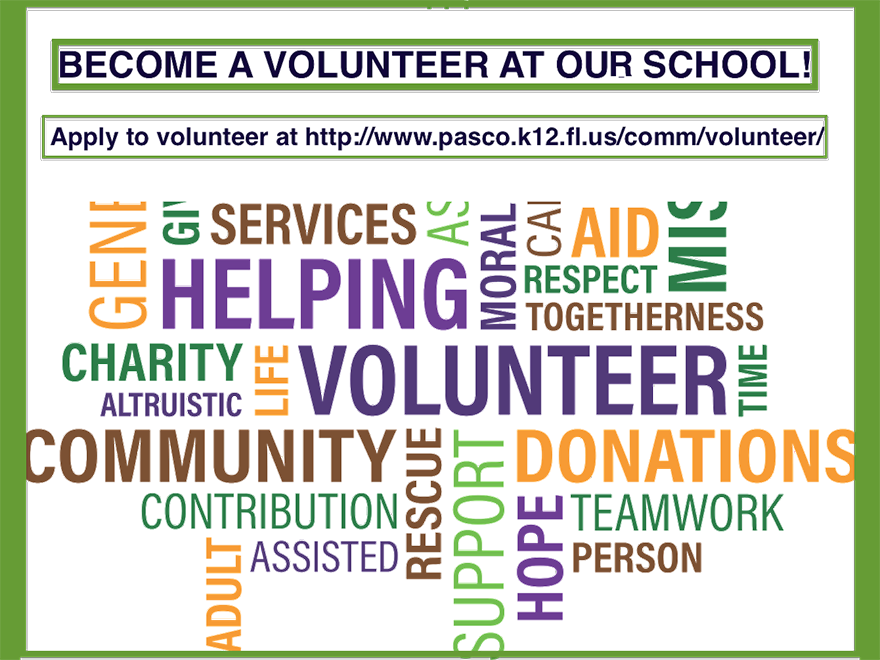 We Love Our Volunteers Web Development Information - Nonprofit Word Cloud (880x660), Png Download