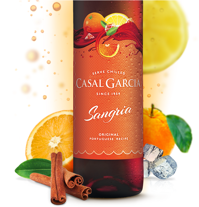 Sangria - Aveleda Casal Garcia Sangria Red (765x710), Png Download
